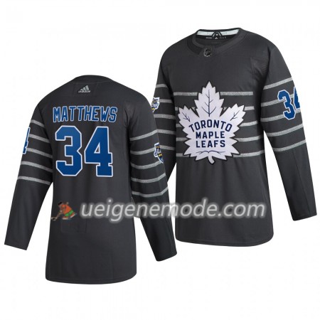 Herren Toronto Maple Leafs Trikot Auston Matthews 34 Grau Adidas 2020 NHL All-Star Authentic